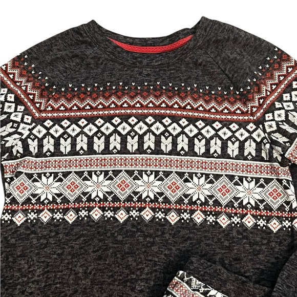 Cuddl Duds Women’s S Pajama Set - Black White Red - Picture 2 of 8